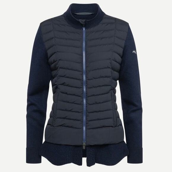 KJUS Jackets & Blazers - KJUS Ramona Insulation Jacket Knit Merino Wool Sweater Navy Blue Size 36 Small